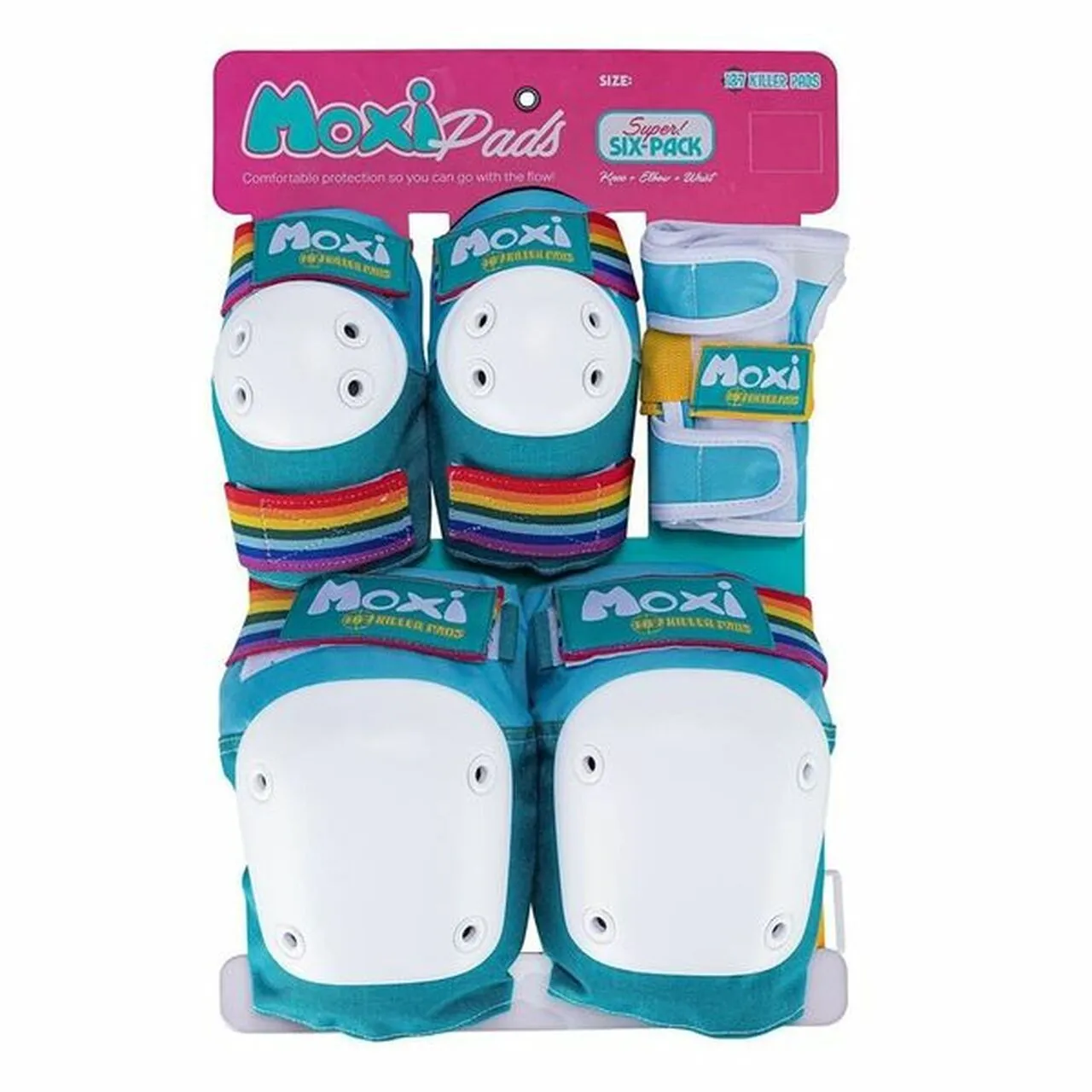 187 KILLER PADS JUNIOR 6-PACK SET MOXI JADE