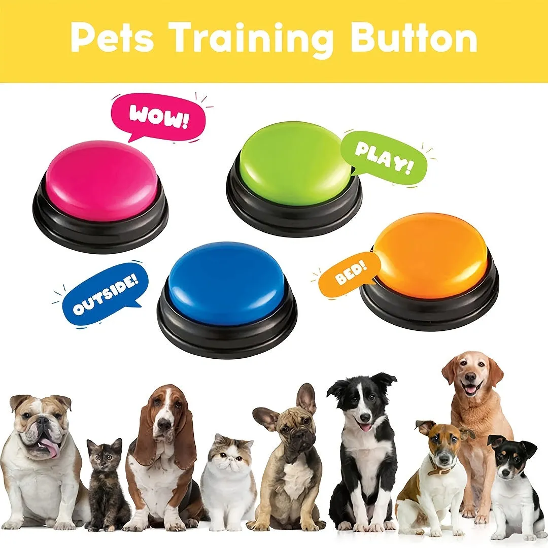 4pcs Pet Training Buzzers Talk with your dog wirelessly