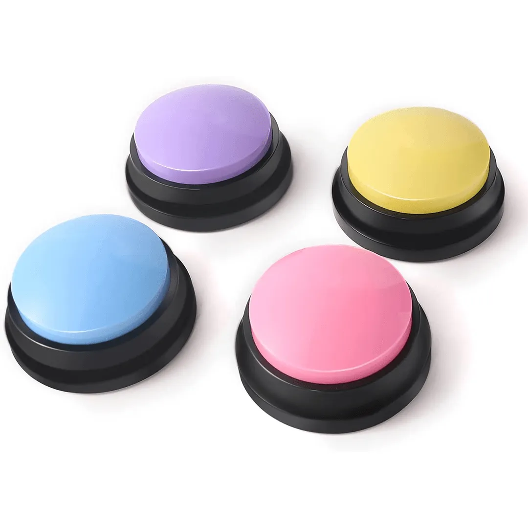 4pcs Pet Training Buzzers Talk with your dog wirelessly