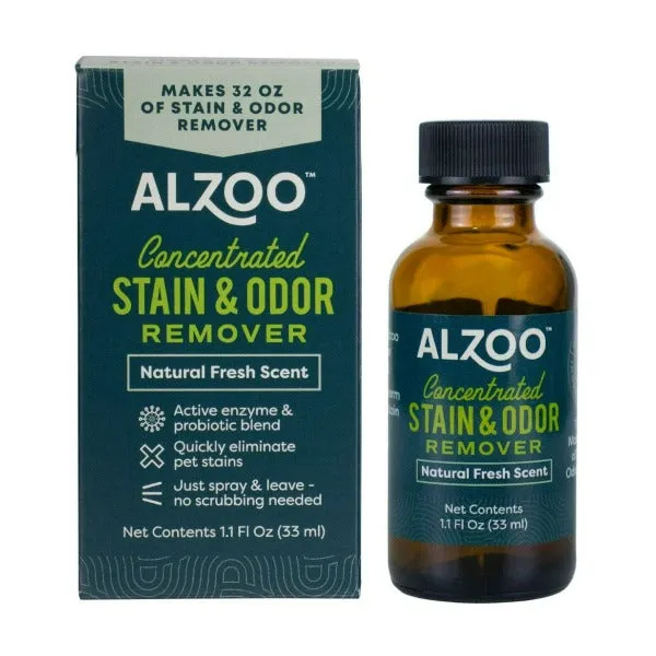 ALZOO Concentrated Enzyme-Based Stain & Odor Remover Refill