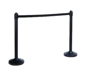 American Metalcraft RSRTBLC9 Crowd Control Stanchion