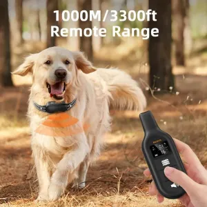 AnniePaw Rechargeable Dog Training Collar - Waterproof Remote Control