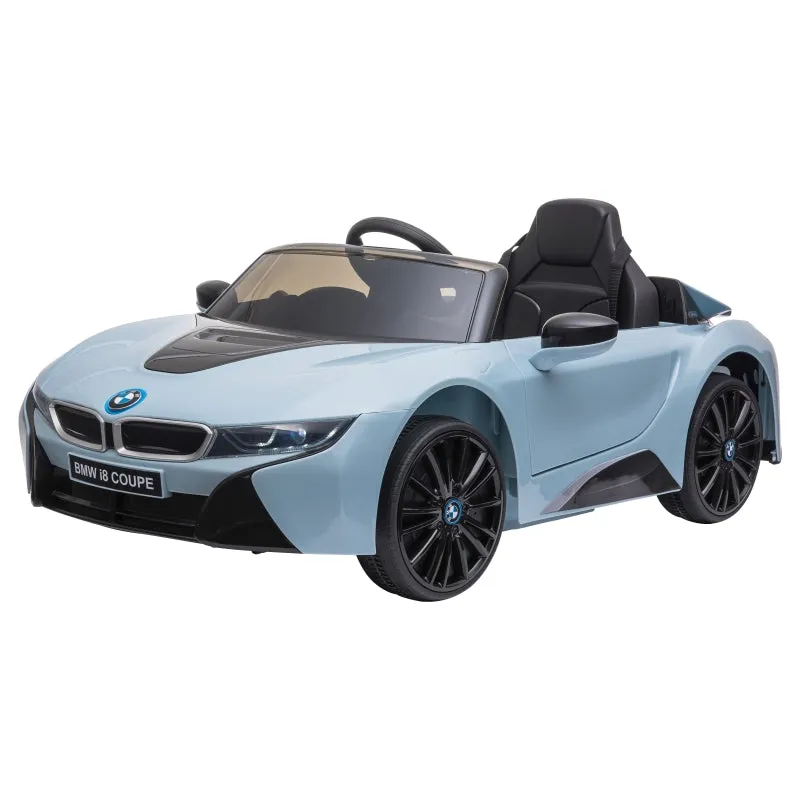 Aosom 6V Kids Electric Ride On Car BMW Coupe for 3-8 Years Old - Blue