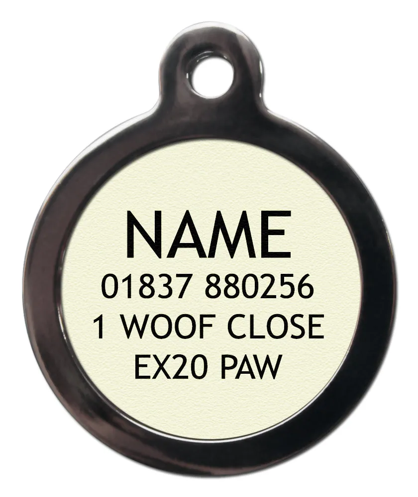 Basset Hound Dog ID Tag