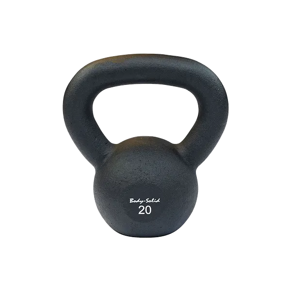 Body Solid Iron Powder Coat Kettlebells 5-100 Pounds