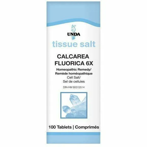 Calcarea Fluorica 6X 100 tabs by Unda