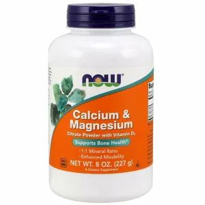 Calcium & Magnesium Powder 8 oz by NOW