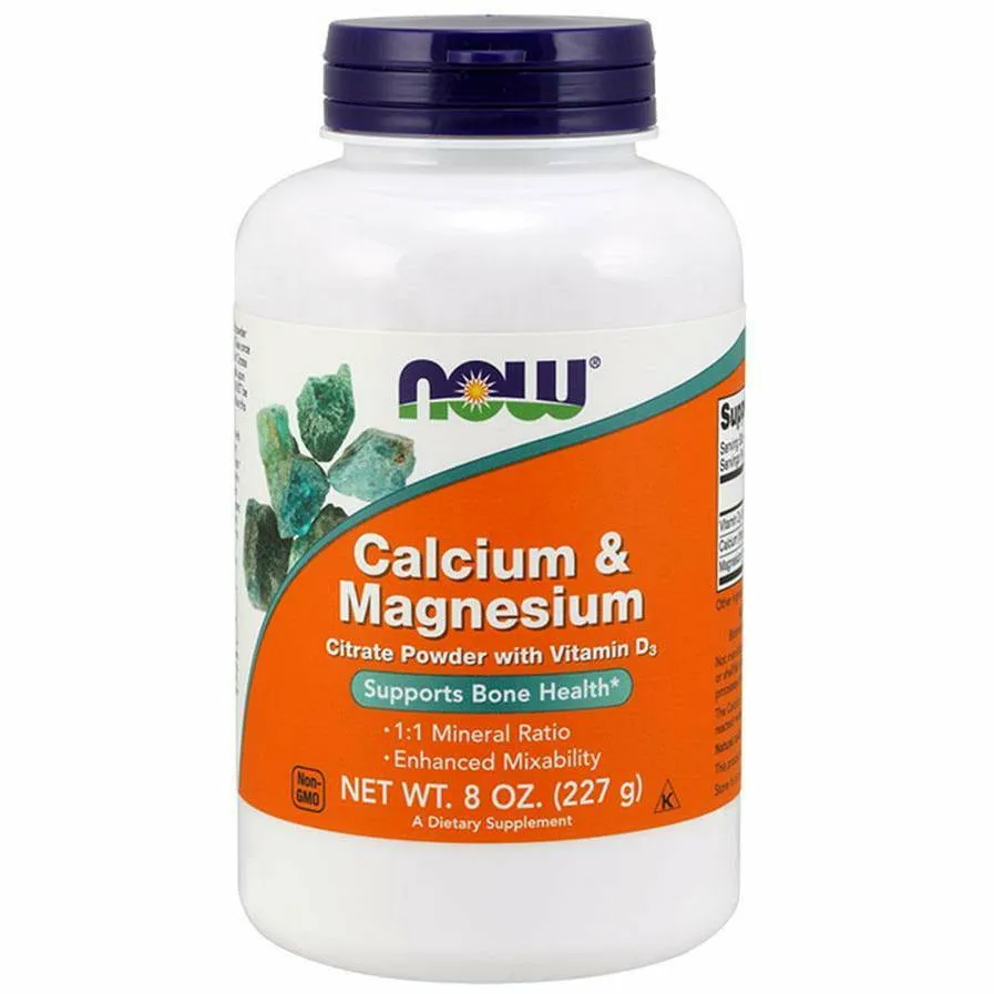 Calcium & Magnesium Powder 8 oz by NOW