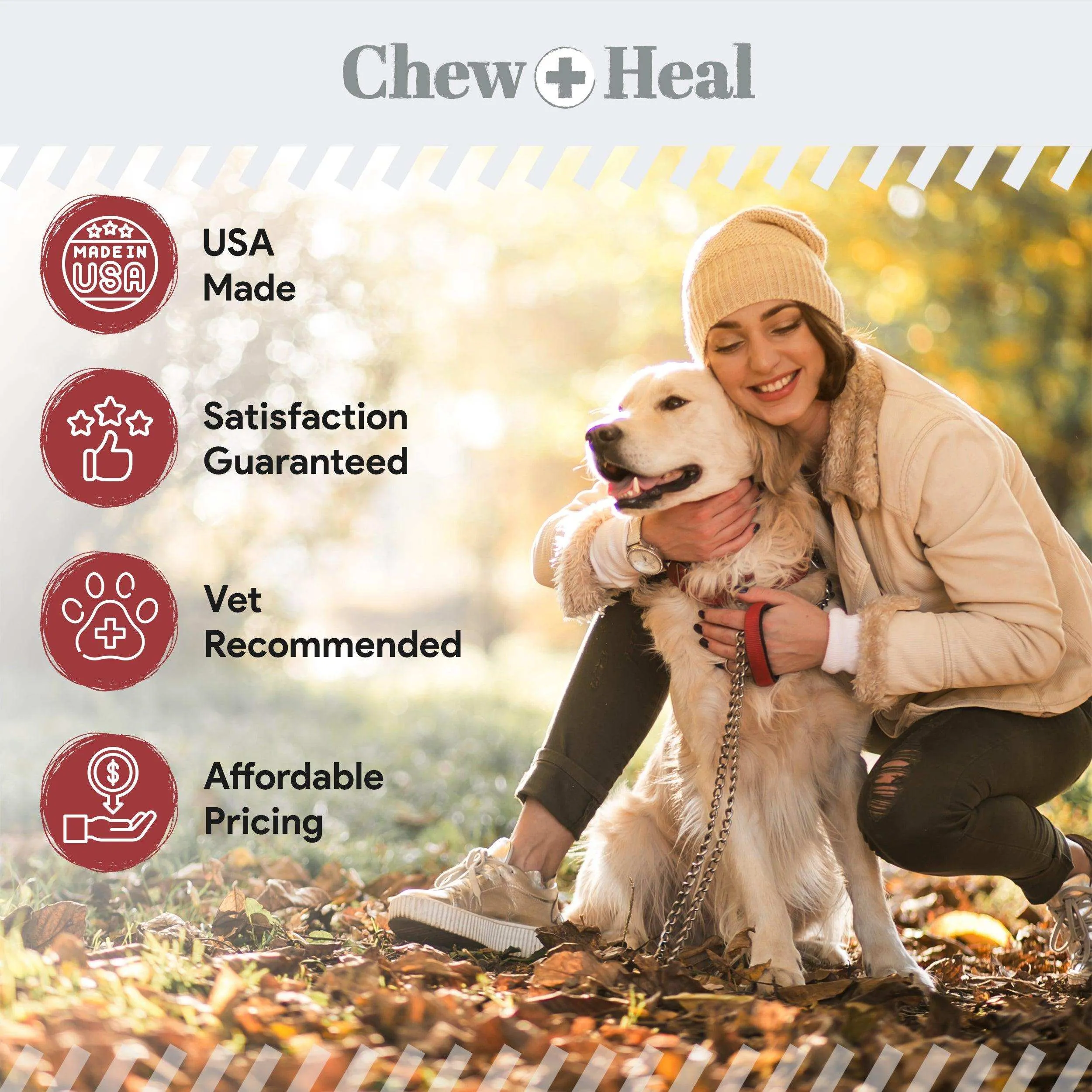 Chew   Heal UTI Treatment Cranberry Chews for Dogs