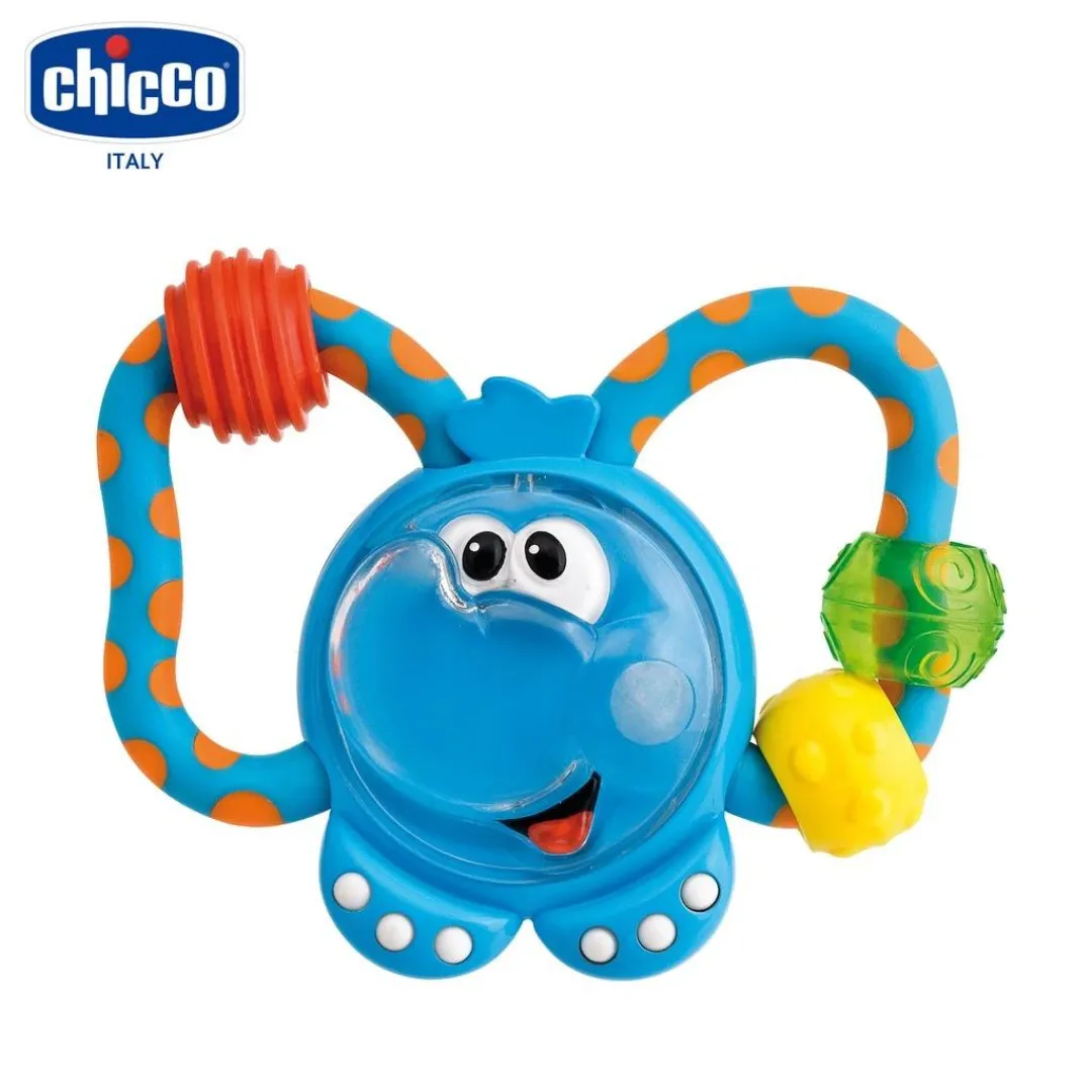 Chicco Fun Teething Rattles - Elephant (3-18m)