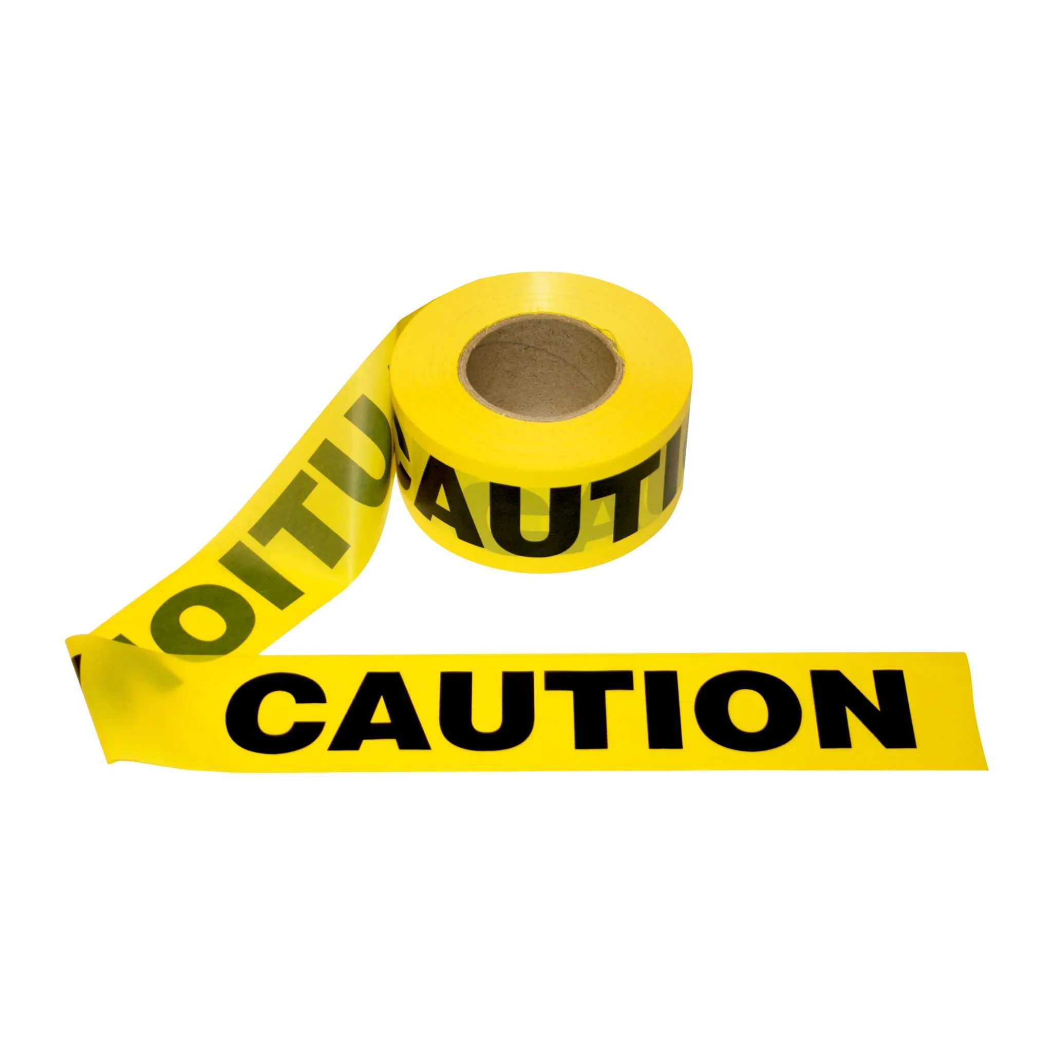 CORDOVA T20101 Barricade Tape, CAUTION, 2 mil, Yellow, 3 in x 1000 ft, Case of 12