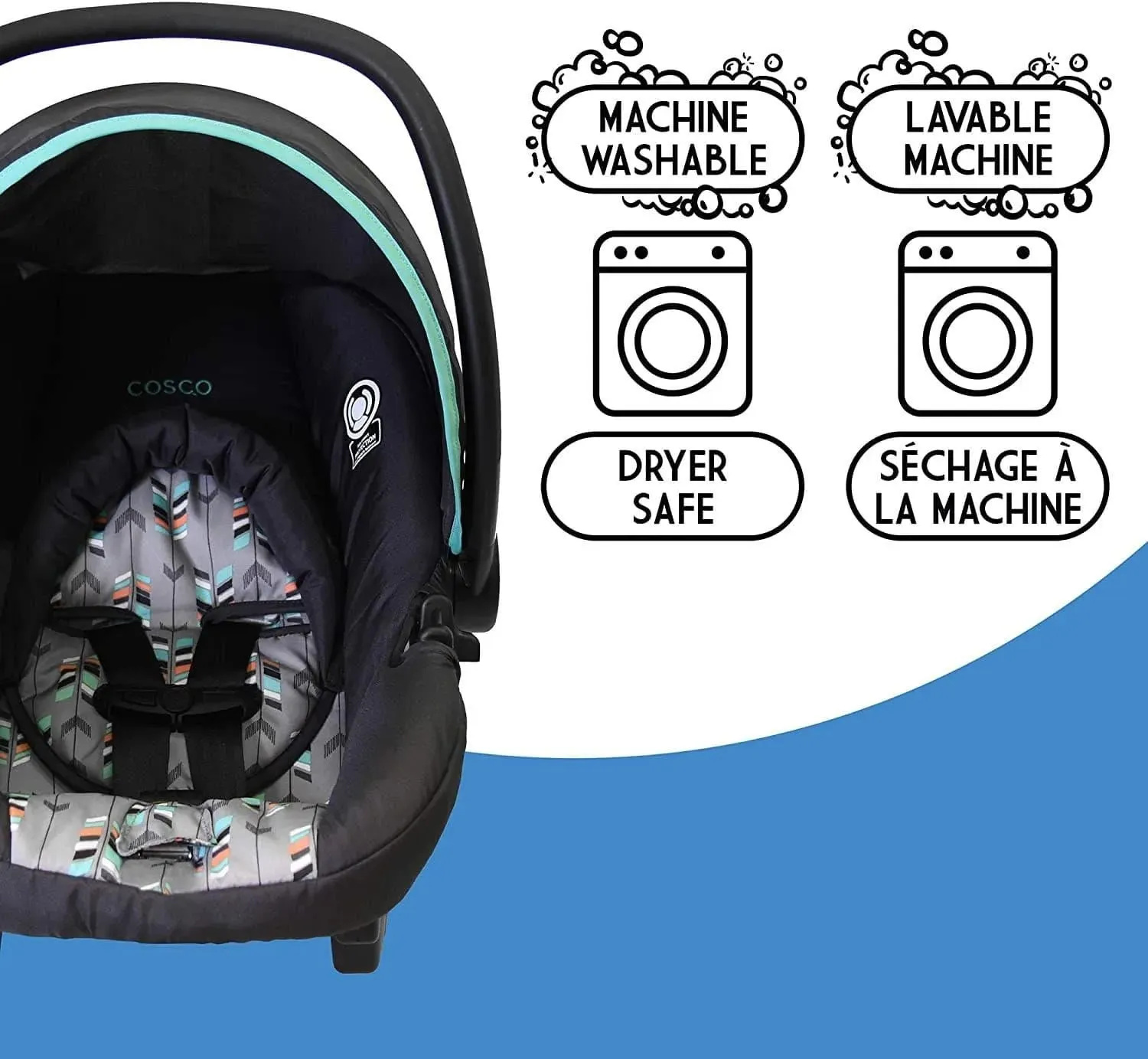 Cosco Light N Comfy Infant Car Seat - Etched Arrow