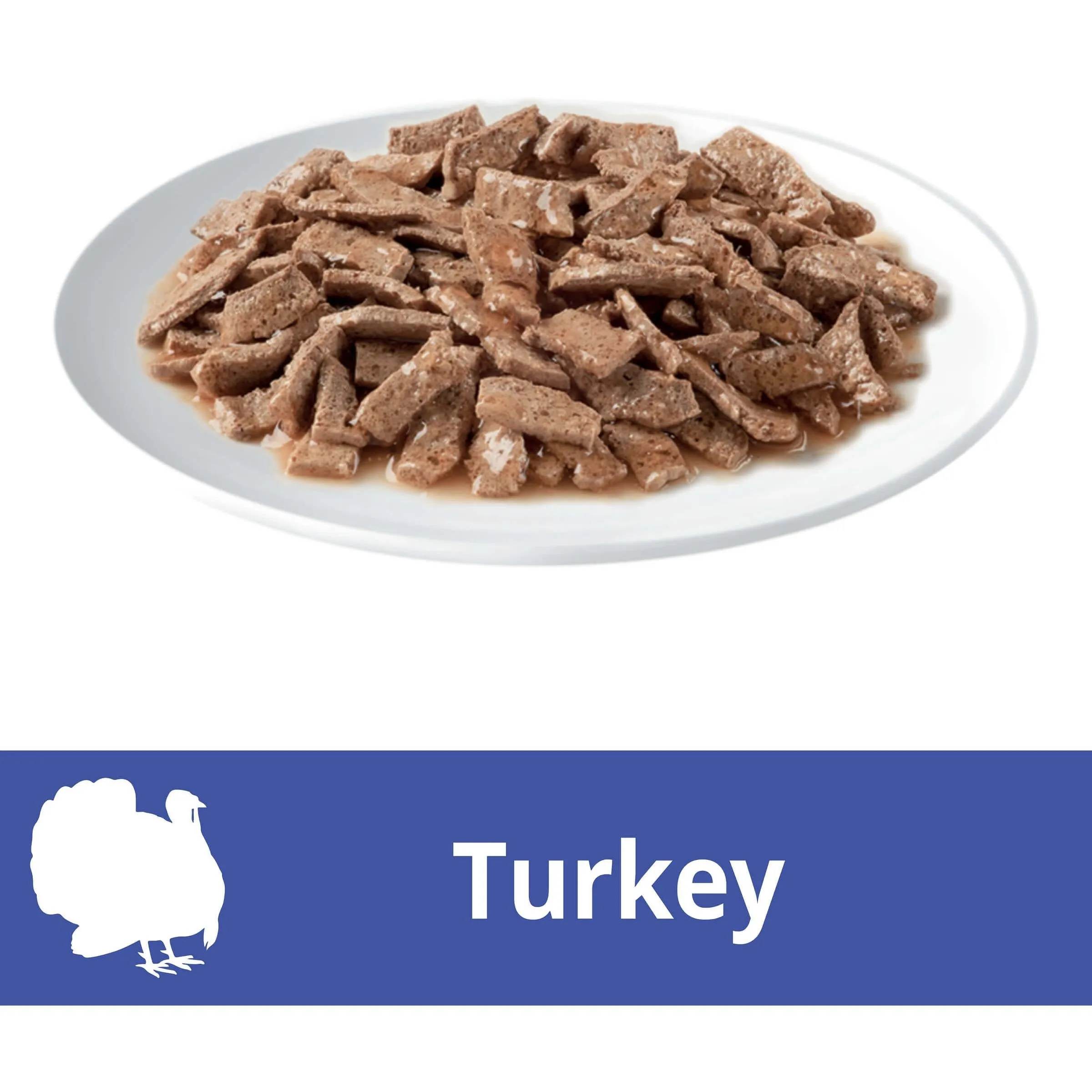 Dine Classic Slices With Tender Turkey in Gravy Multipack Wet Cat Food 85g x 7