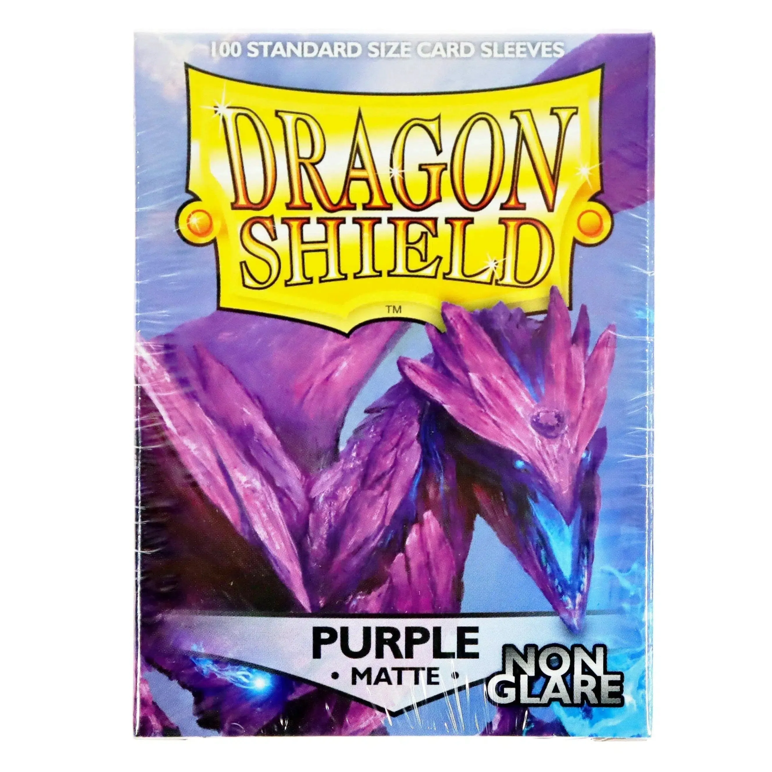 Dragon Shield - Purple Protective Card Sleeves (Matte, Non-Glare, 100 Count, Standard Size)