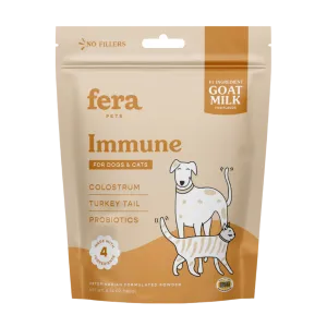 Fera Pet Organics Dog and Cat Supplement, Immune Support Goat Milk