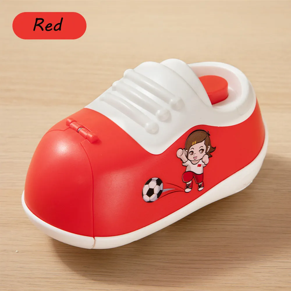 Funny Plastic Mini Inertia Soccer Shoes Toy For Kids, TO0032