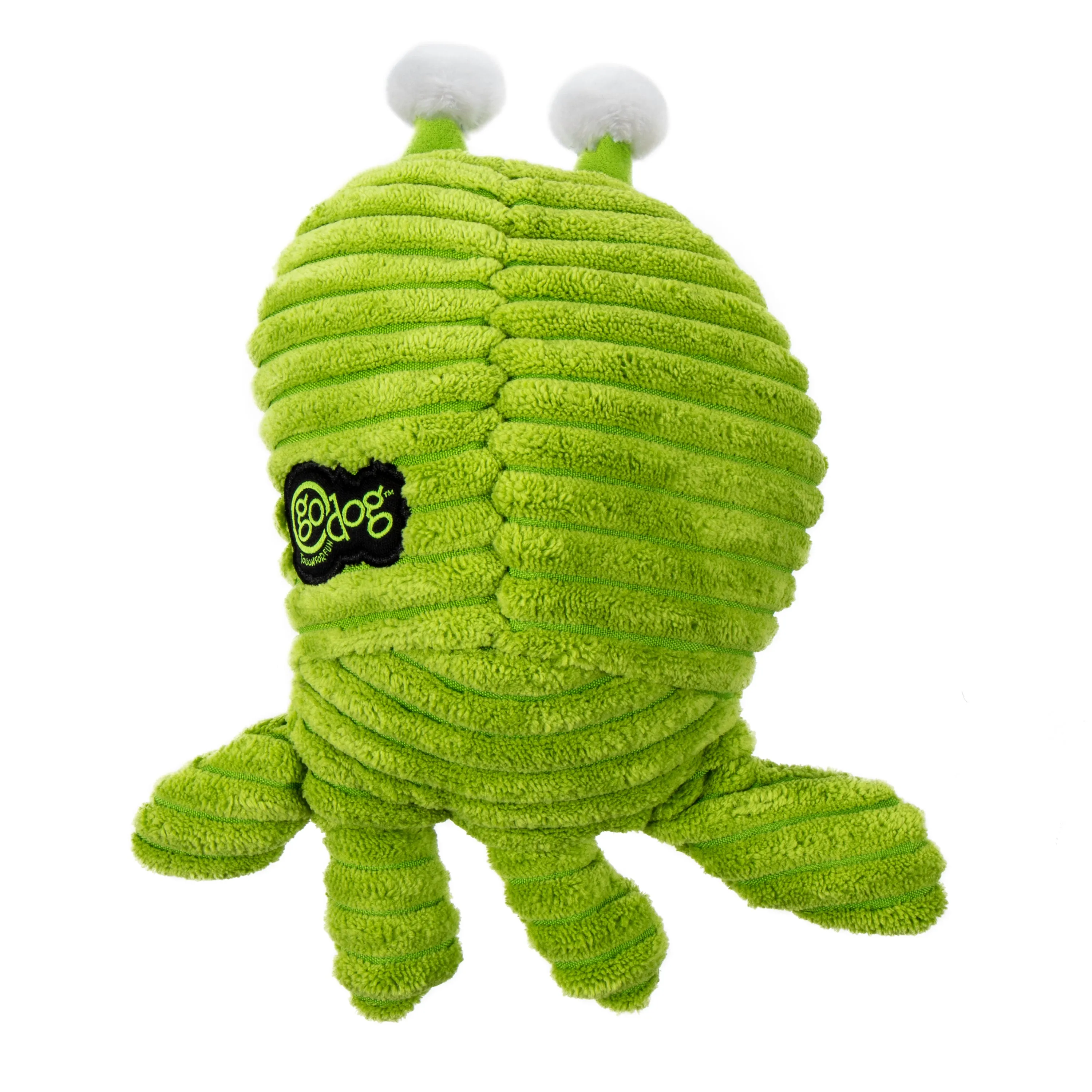 goDog - PlayClean Germs Squeaker Plush Dog Toy