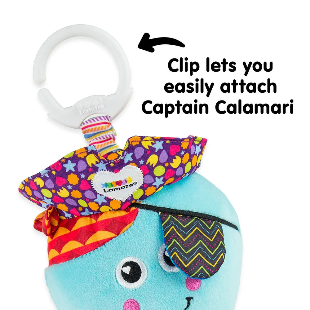 Lamaze Play & Grow Captain Calamari Clip On Pram Toy