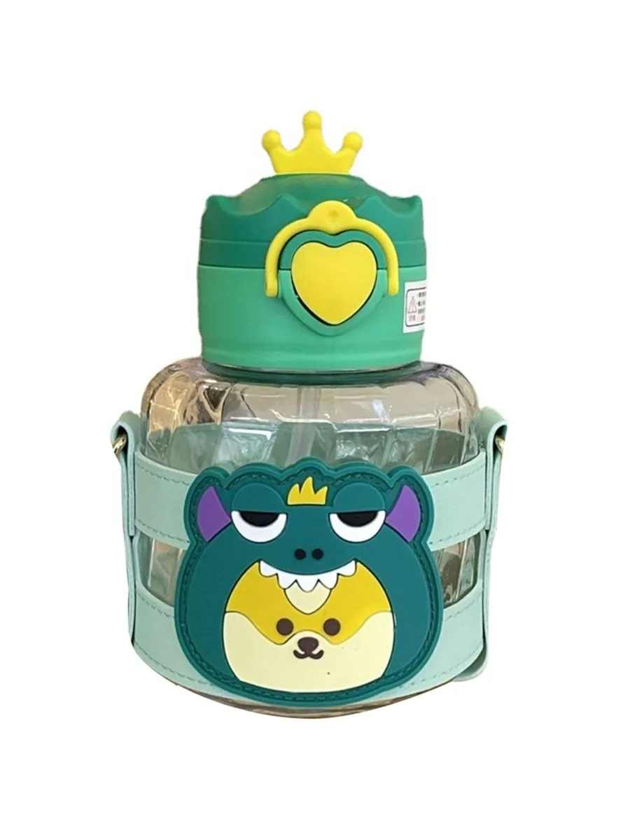 Little Surprise Box With crown lid water bottle for Toddlers and Kids-600ML