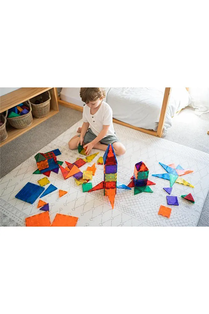 Magnetic Tiles Set - 110 Pieces