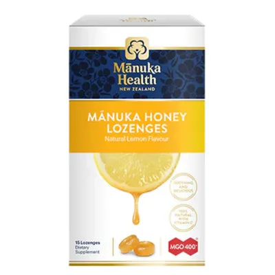 Manuka Health Manuka Honey Lemon Lozenges