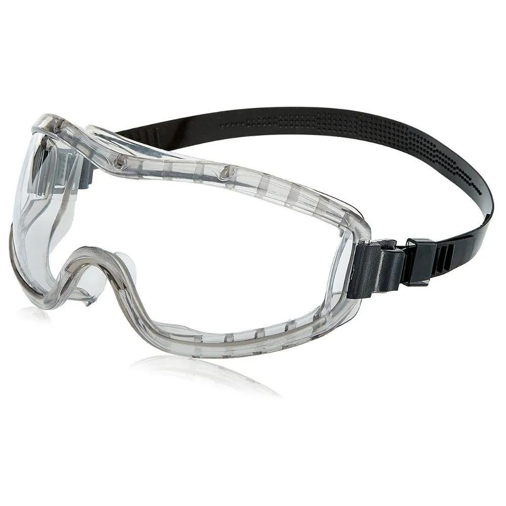 MCR Safety 2310AF Stryker Adjustable Polyvinyl Chloride Strap Stylish Goggle