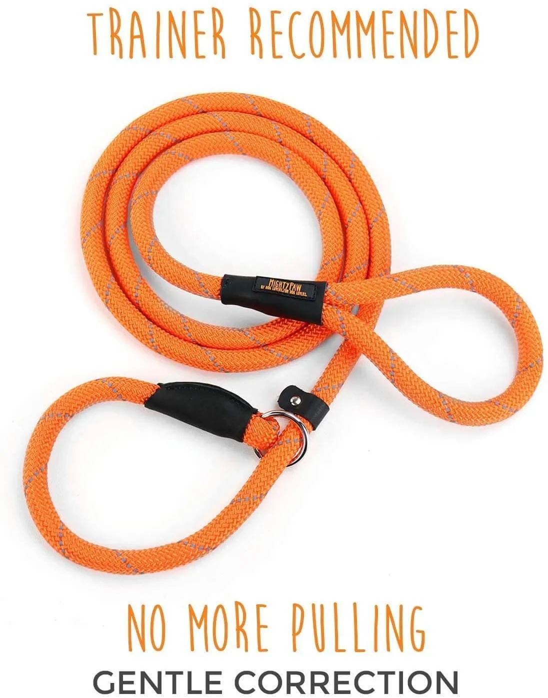 Mighty Paw Adjustable Slip Rope Leash for Easy Control