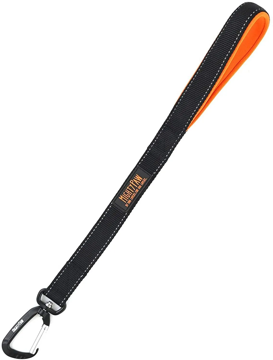 Mighty Paw Short Traffic Handle Dog Leash for Controlled Walks