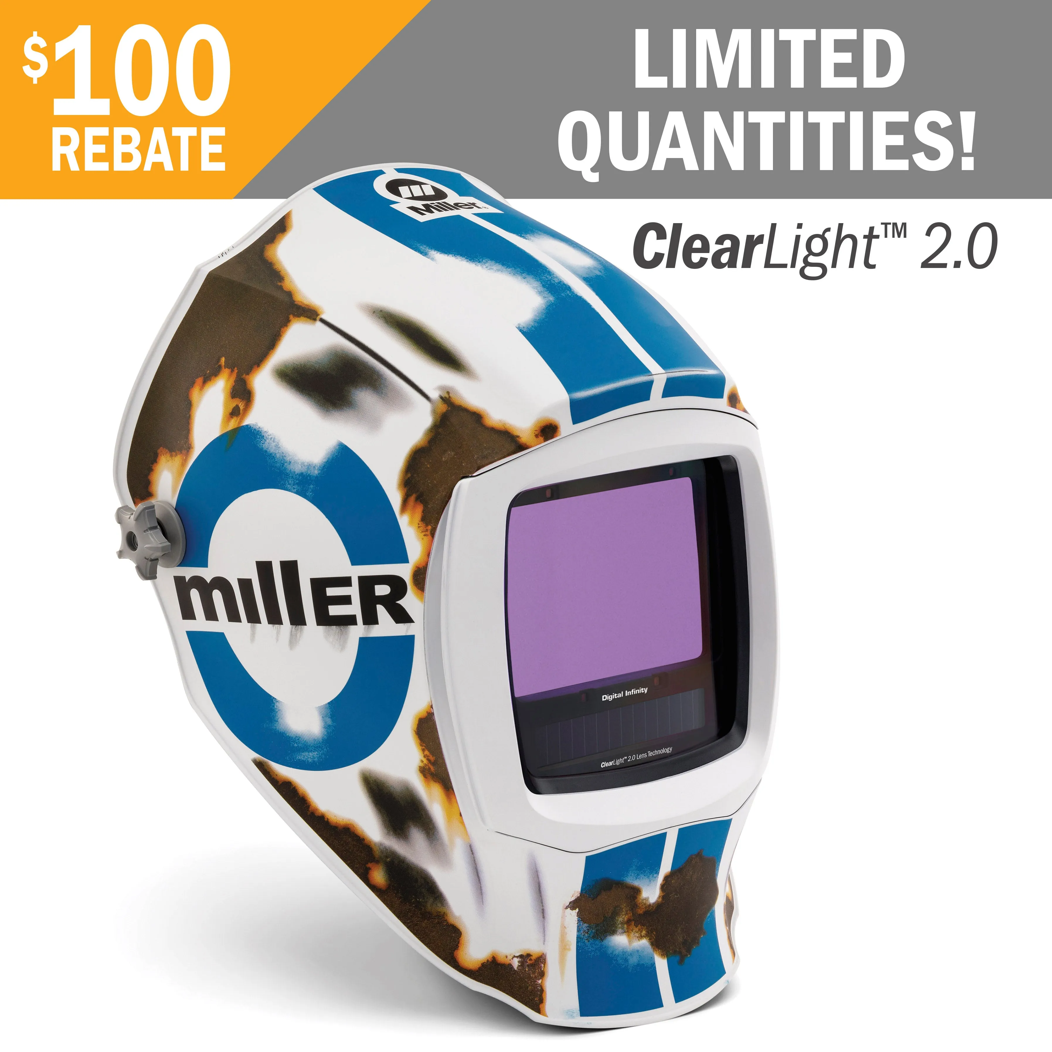 Miller Digital Infinity Relic Welding Helmet w/ClearLight 2.0 Lens (288722)