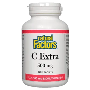 Natural factors - c extra 500 mg plus 500 mg bioflavonoids