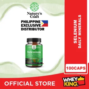 Natures Craft Selenium - 100 Capsules [EXP: 11/30/2024]