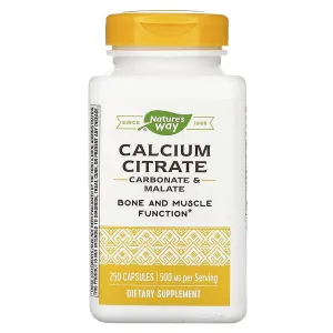 Nature's Way Calcium Citrate 250 mg, 250 capsules