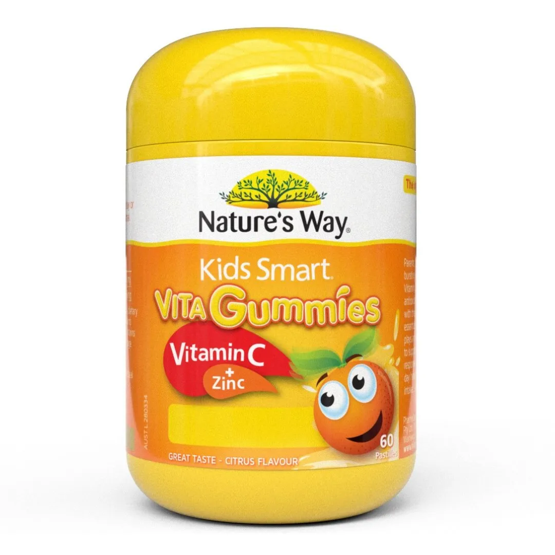 Natures Way Kids Smart Vita Gummies Vitamin C  Zinc