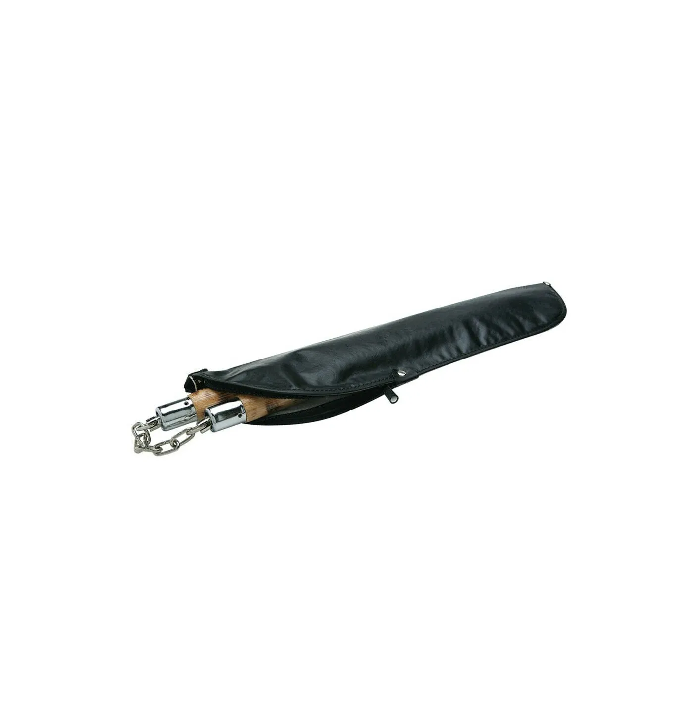 Nunchaku, Foam Padded, Chain, Black