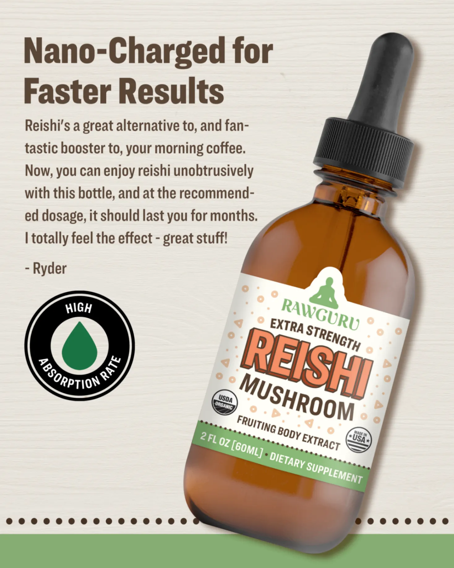 Organic Reishi Mushroom Tincture