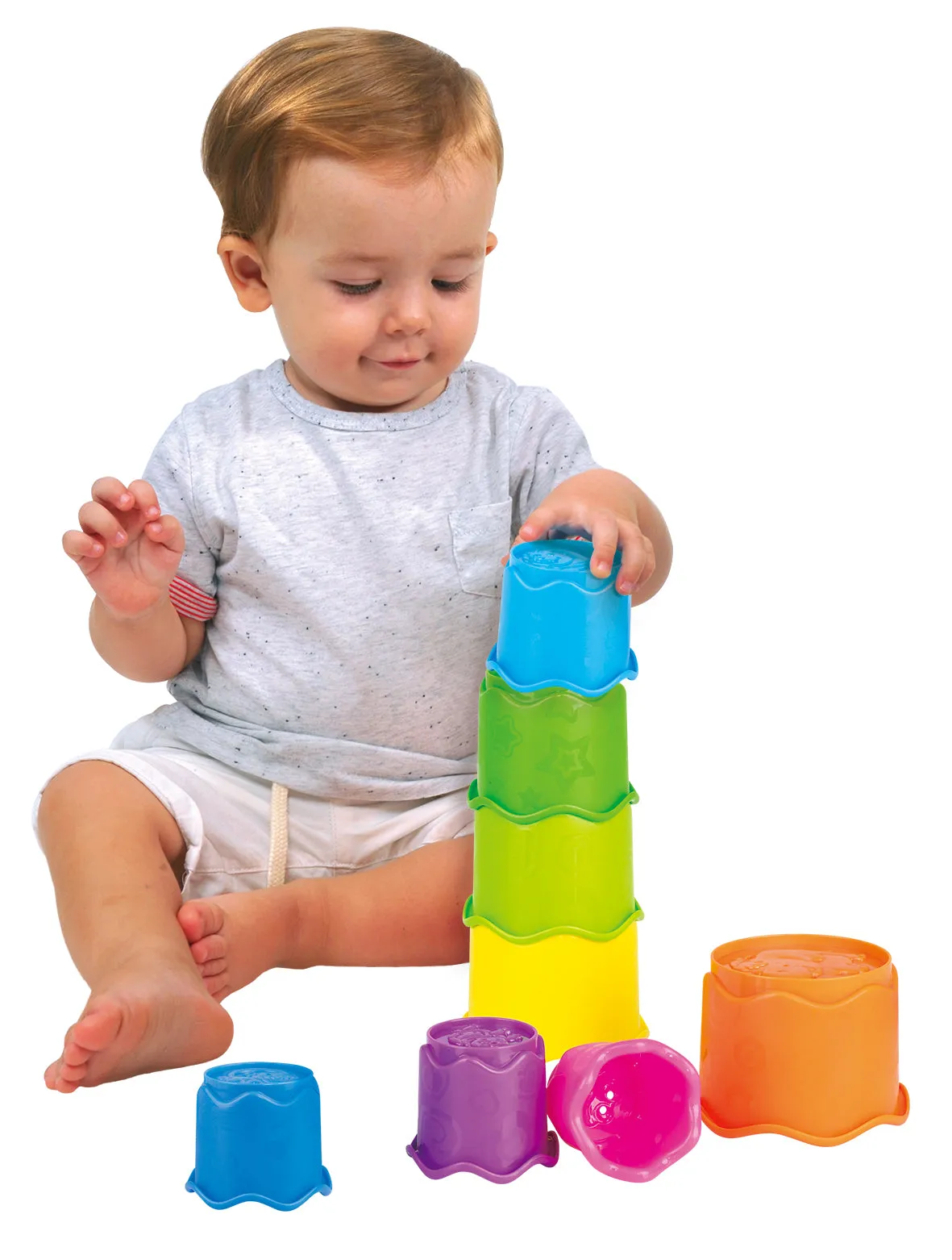 Playgo Toys Ent. Ltd. Rattle & Stack Combo