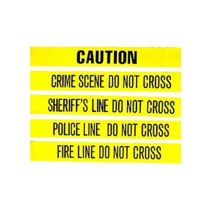 Pro-Line Traffic Safety TS-BT04 Do Not Enter Barricade Tape, Yellow, 1 Each