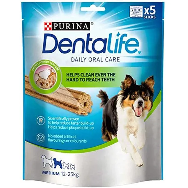 PURINA DENTA LIFE STICKS MEDIUM 125GM