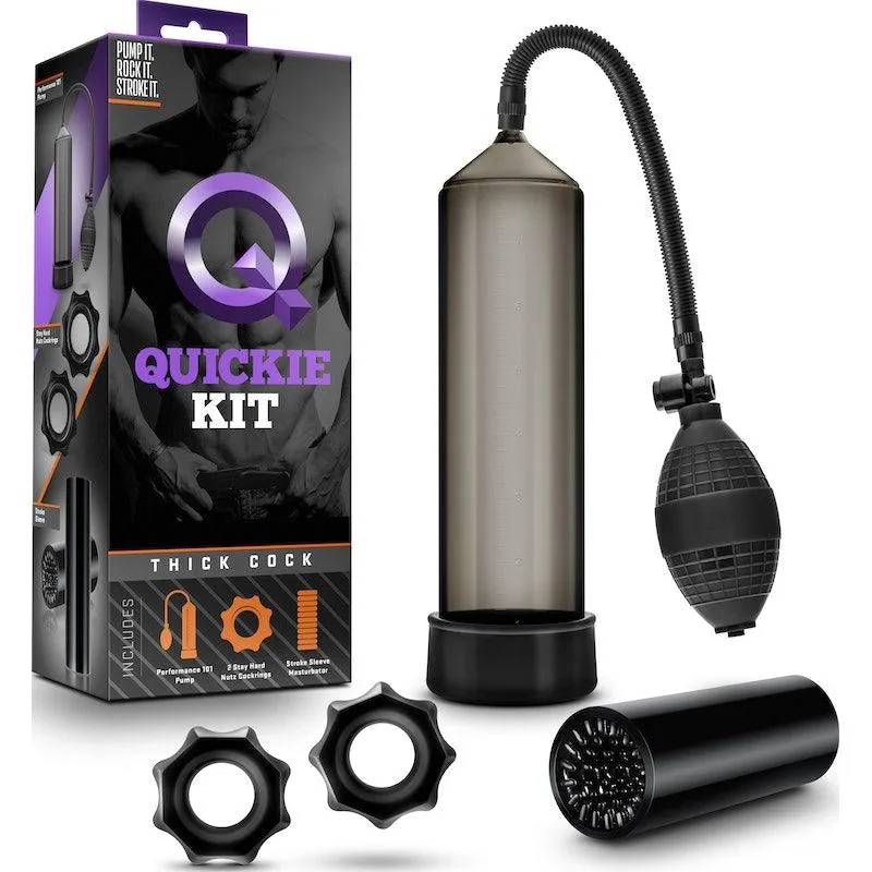 Quickie Kit Thick Cock Black