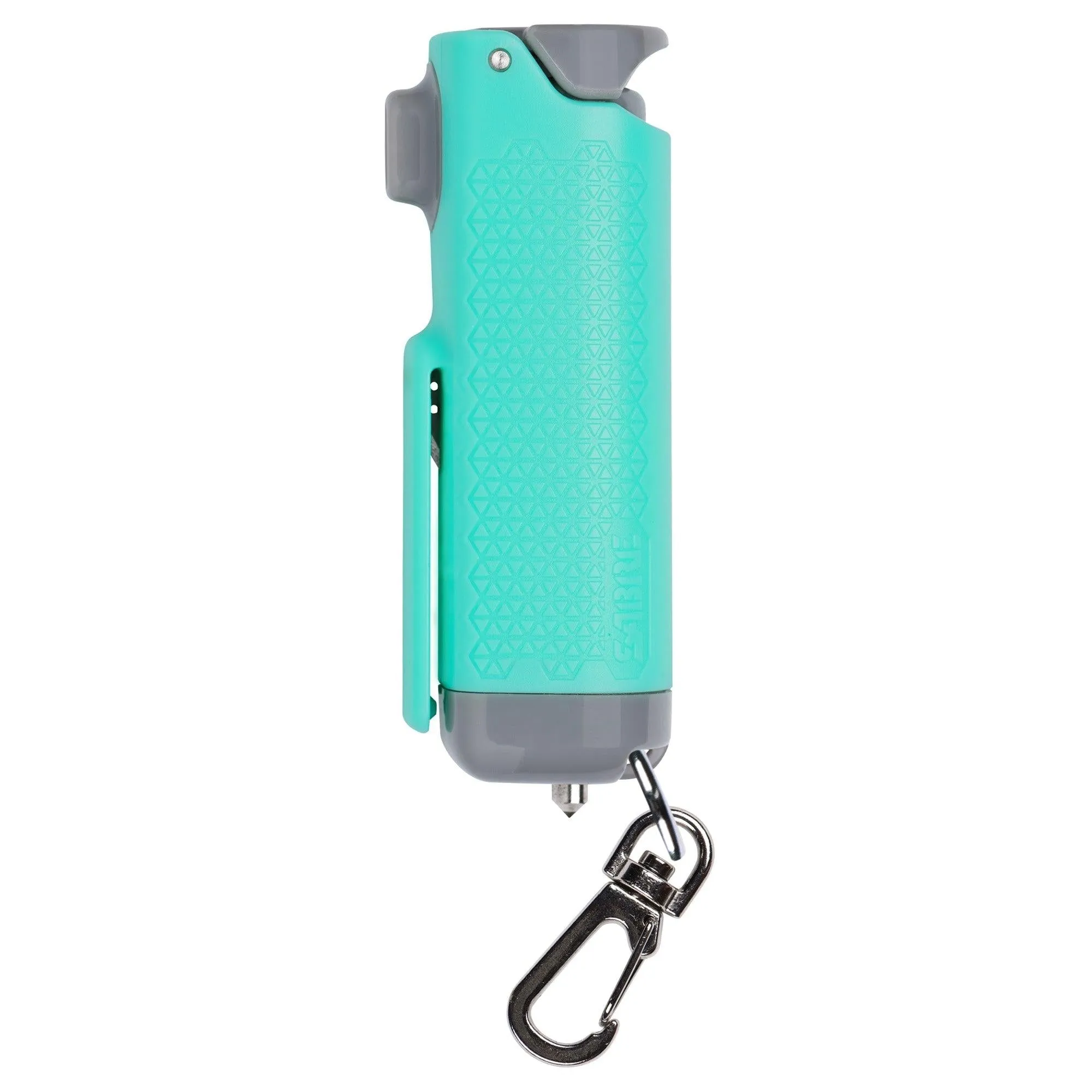 Sabre Pepper Spray 3-In-1 Safe Escape Automotive Tool, Mint Green Finish