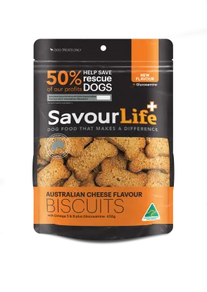 SavourLife Dog Treat Australian Cheese Flavour Biscuits 450g