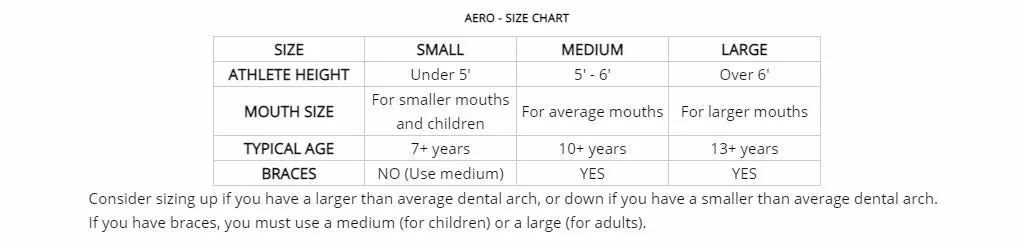 SISU AERO MOUTHGUARD SMALL