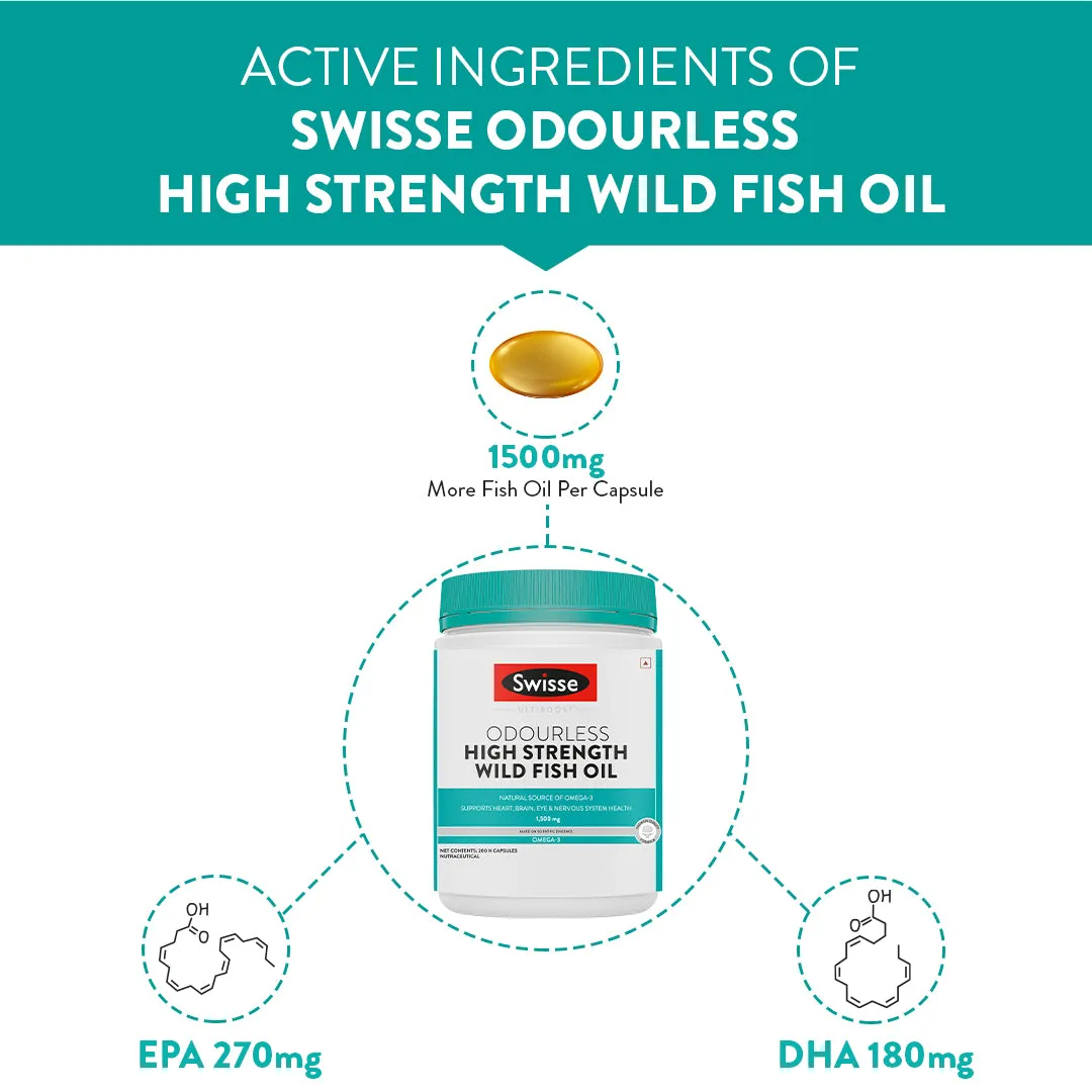 Swisse Fish Oil Omega 3 - 1500mg