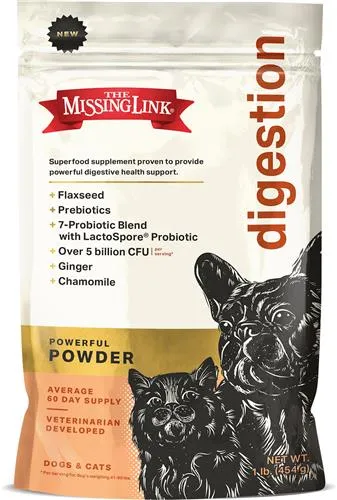 The Missing Link Original Vegetarian Digestive Superfood Supplement for Dogs & Cats - 1lb