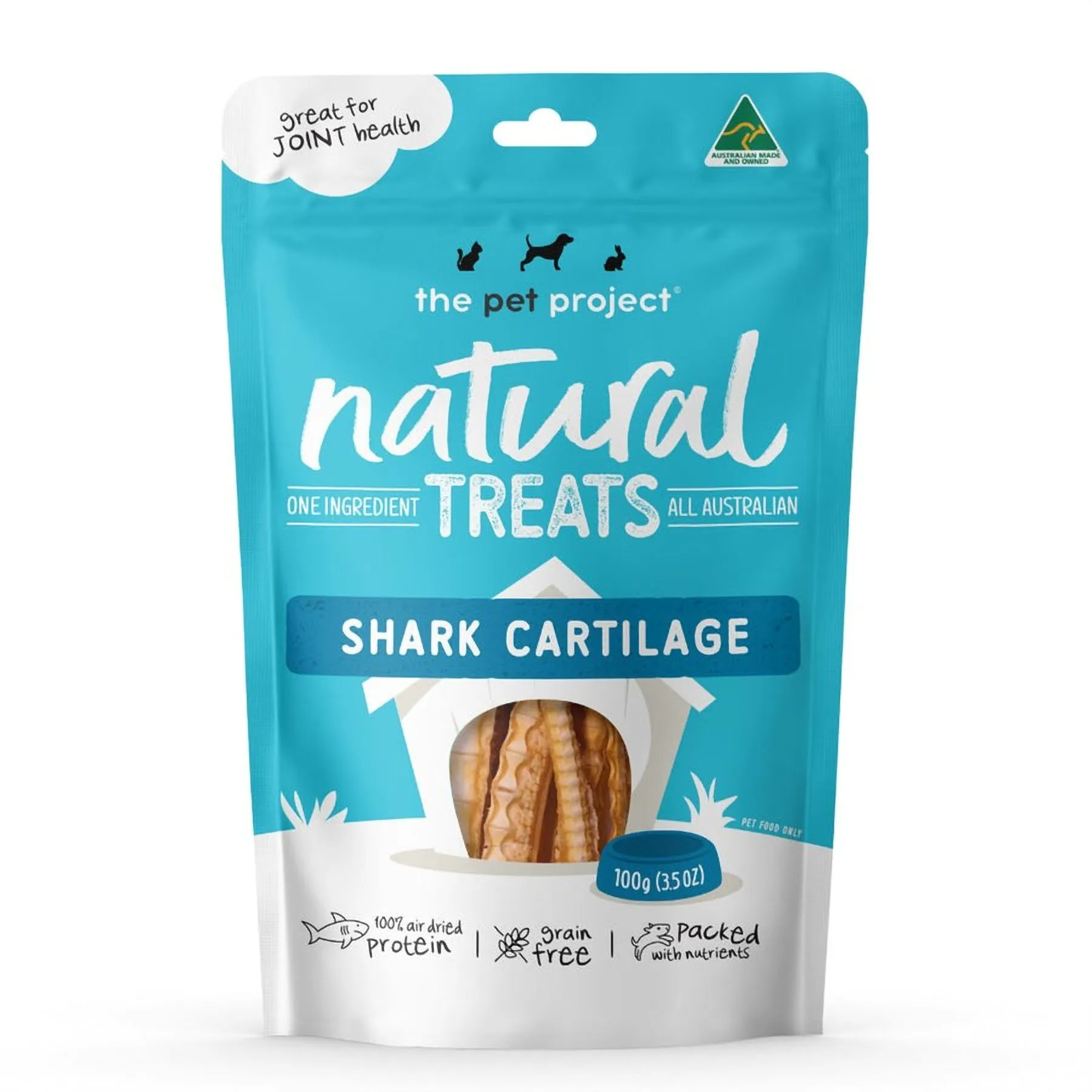 The Pet Project Dog Treat Shark Cartilage 100g