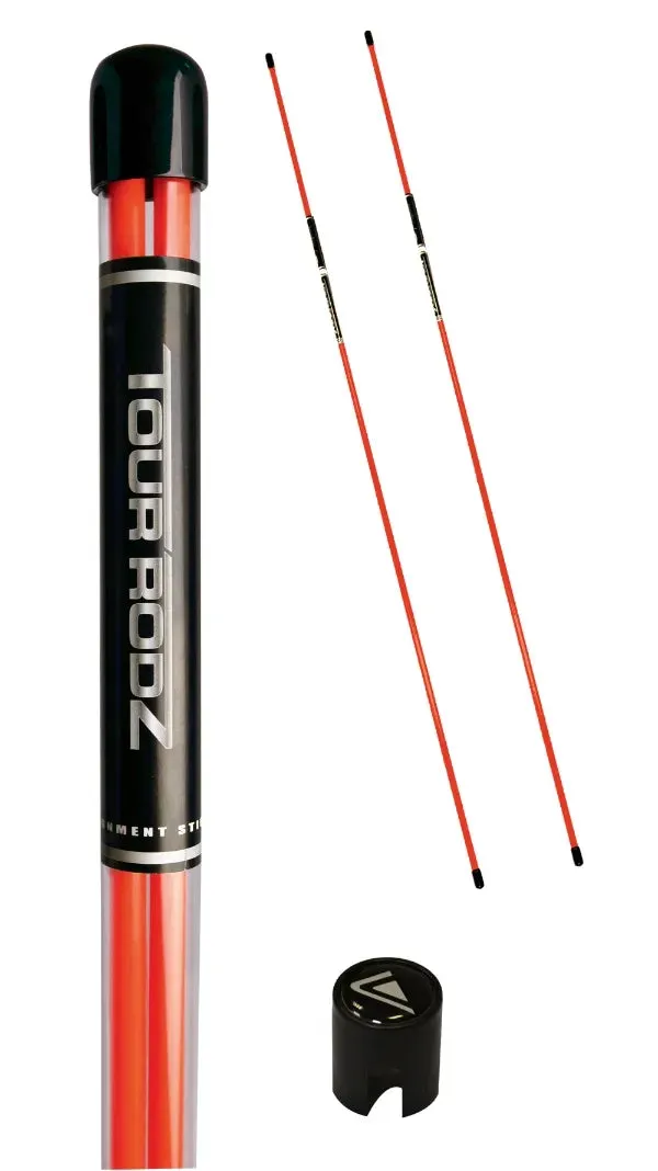 Tour Rodz Alignment Sticks 2pc - Orange