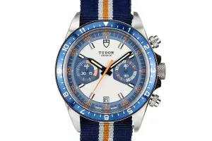 Tudor Heritage Chrono Blue 70330B with Box