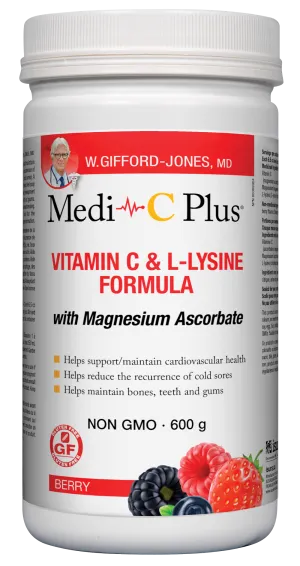 W. Gifford-Jones Medi-C Plus w/ Magnesium Citrus Flavour 600g