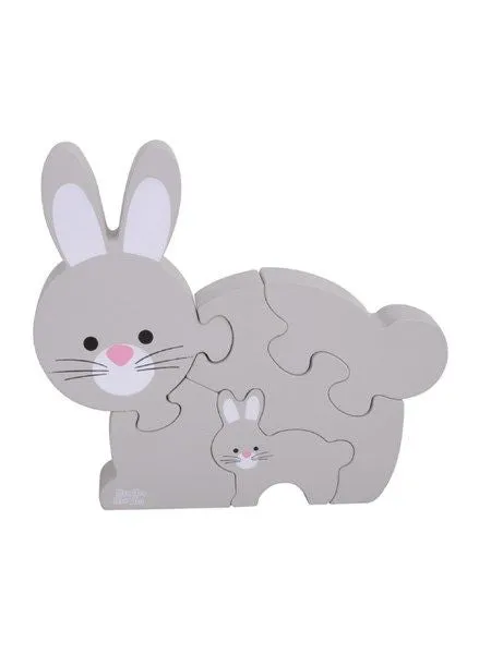 Wooden Jigsaw Puzzle Rabbit