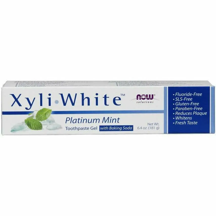 XyliWhite Toothpaste Platinum Mnt 6.4 oz by NOW